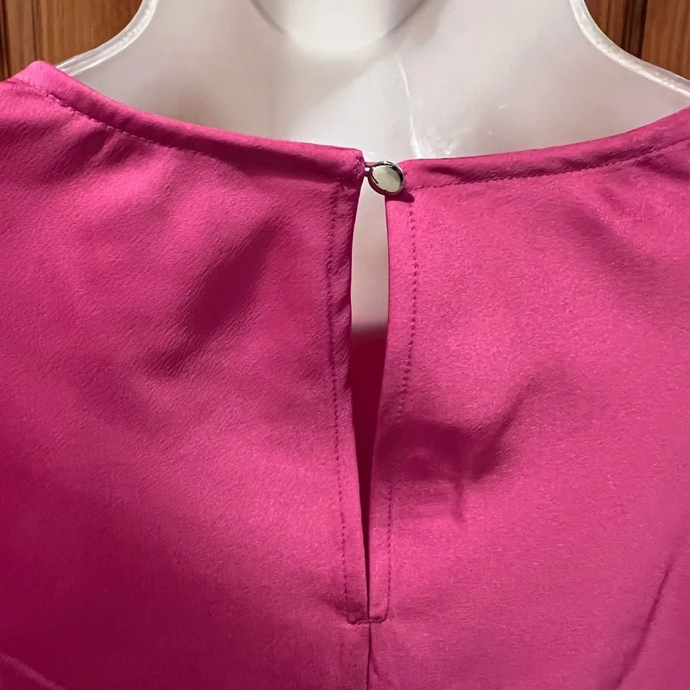NEW JCrew Garden Blouse with Ruffled Sleeves  in Pink, Size Classic-XS - Picture 11 of 12